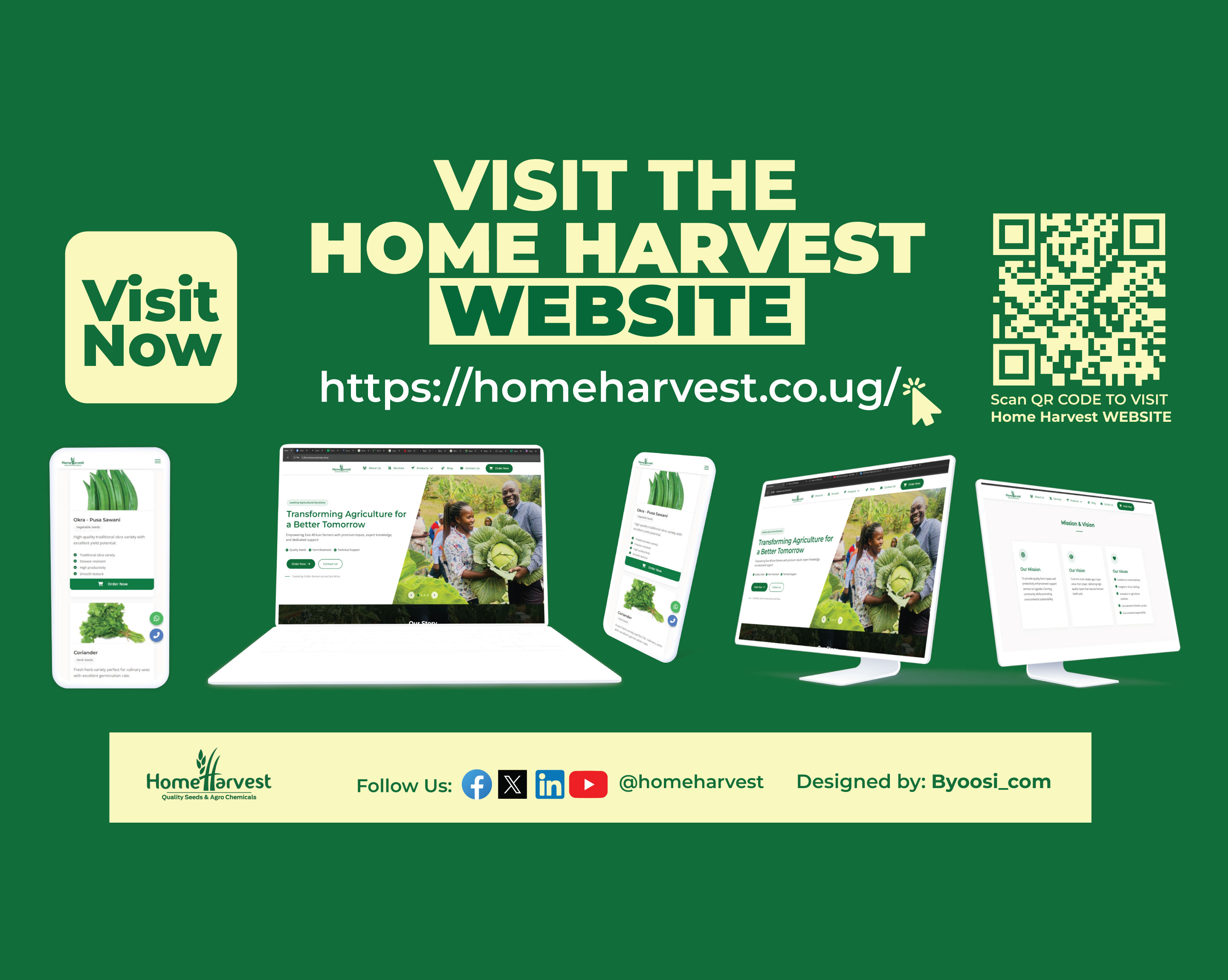 Home Harvest New Website Launch